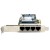 HP I340-T4 Quad Port - 1GbE RJ45 Full Height PCIe-x4 Ethernet