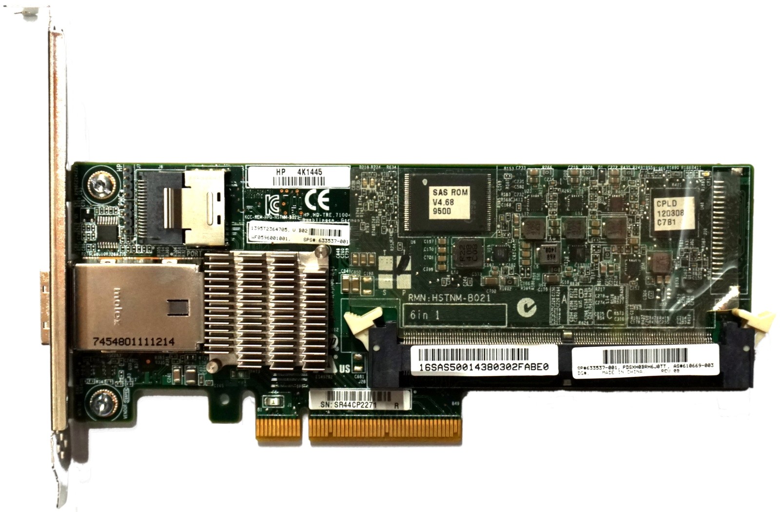 HP Smart Array P222 - FH PCIe-x8 SAS Controller