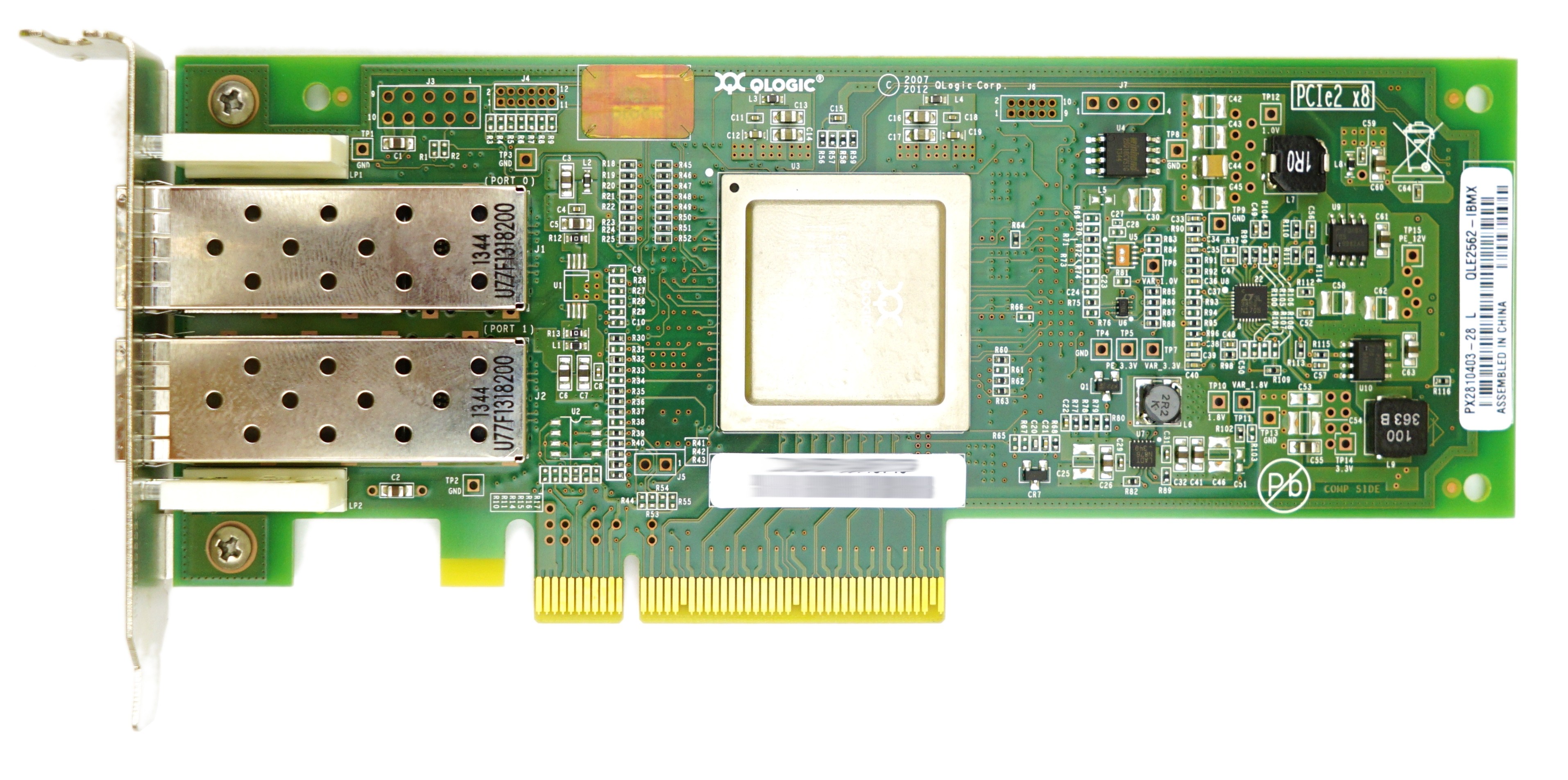 IBM QLE2562 Dual Port - 8Gbps SFP+ Low Profile PCIe-x8 HBA