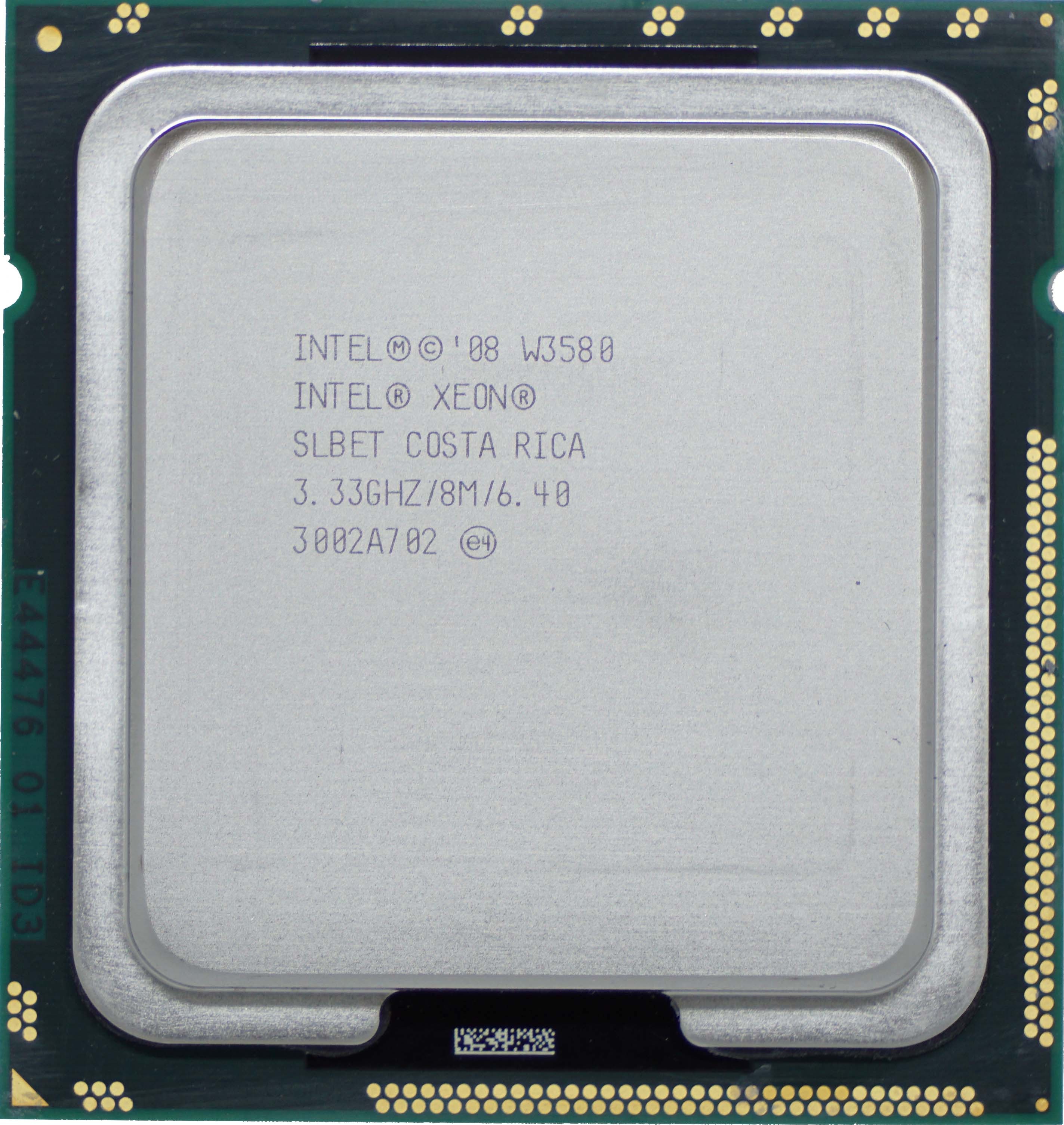 Intel Xeon W3580 (SLBET) 3.33GHz 4-Core LGA1366 130W 8MB CPU CPU0000178
