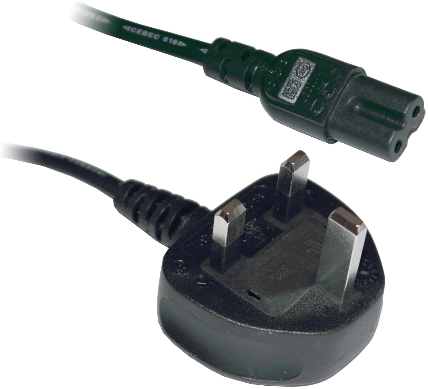 UK Plug C7 Power Cable