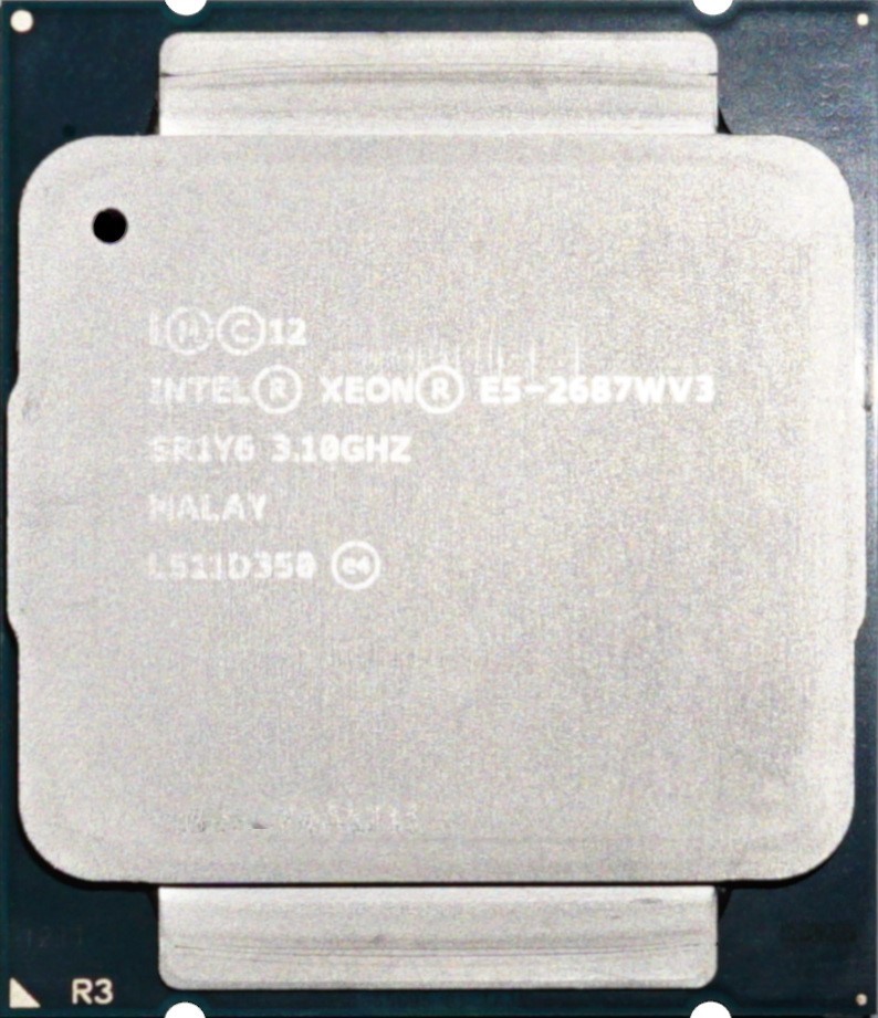 Intel Xeon E5-2687W V3 (SR1Y6) 3.10GHz 10-Core LGA2011-3 160W 25MB CPU CPU0000476