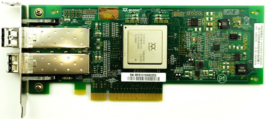 Dell QLE2562 Dual Port - 8Gbps SFP+ Low Profile PCIe-x8 HBA