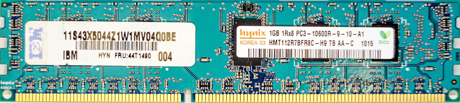 IBM (43X5044) - 1GB PC3-10600R (DDR3-1333Mhz, 1RX8)