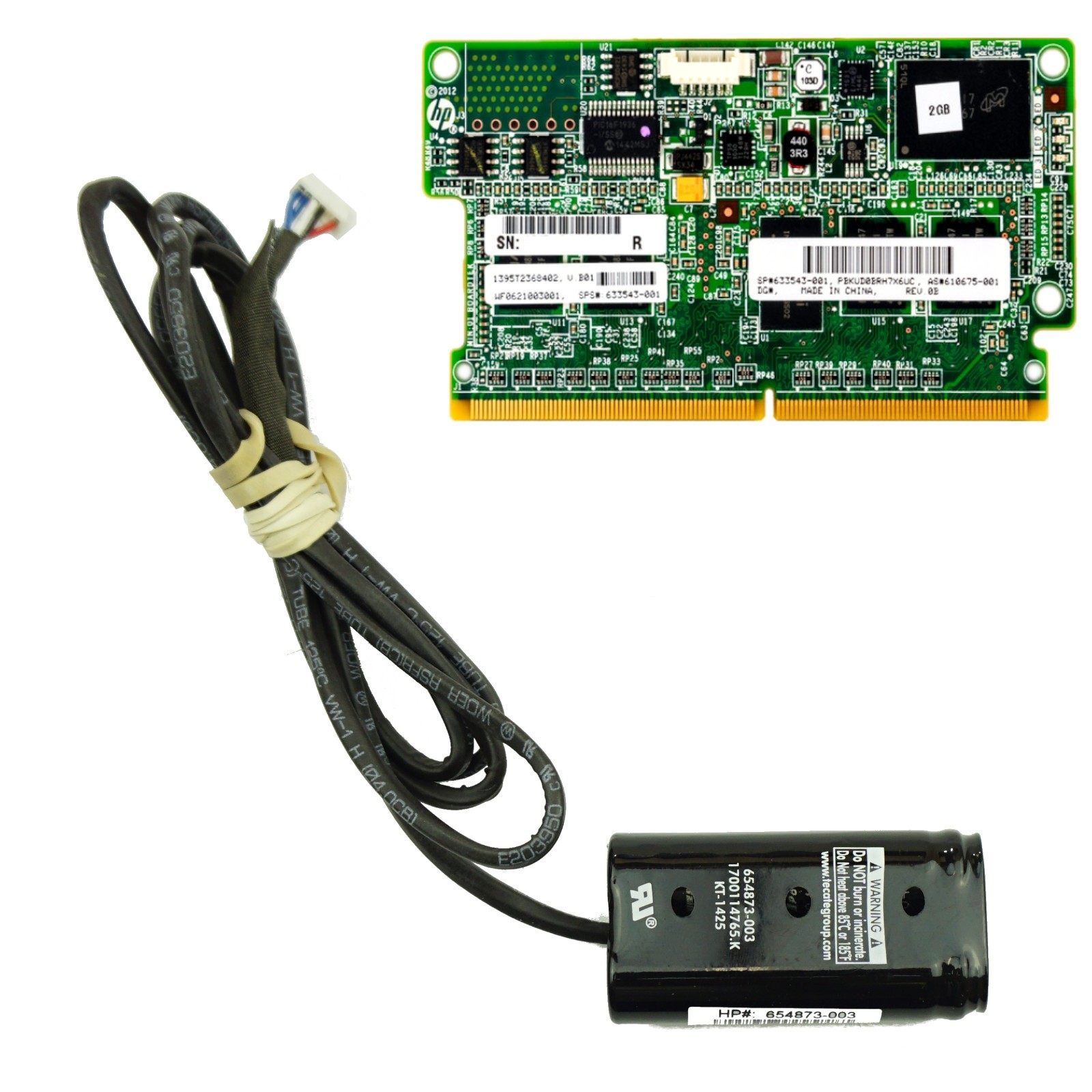 HP ProLiant DL380p Gen8 12x LFF (inc.SAS Cable) - HP Smart Array P420i 2GB FBWC Kit