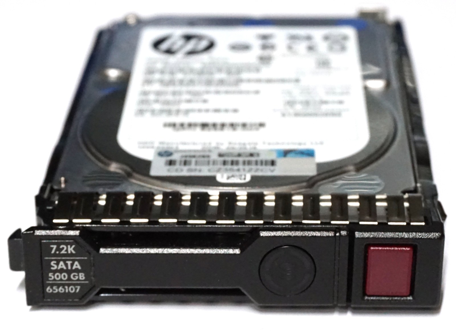 HP (656107-001) 500GB SATA (2.5") 6Gbps 7.2K HDD in Gen8 Hot-Swap Caddy