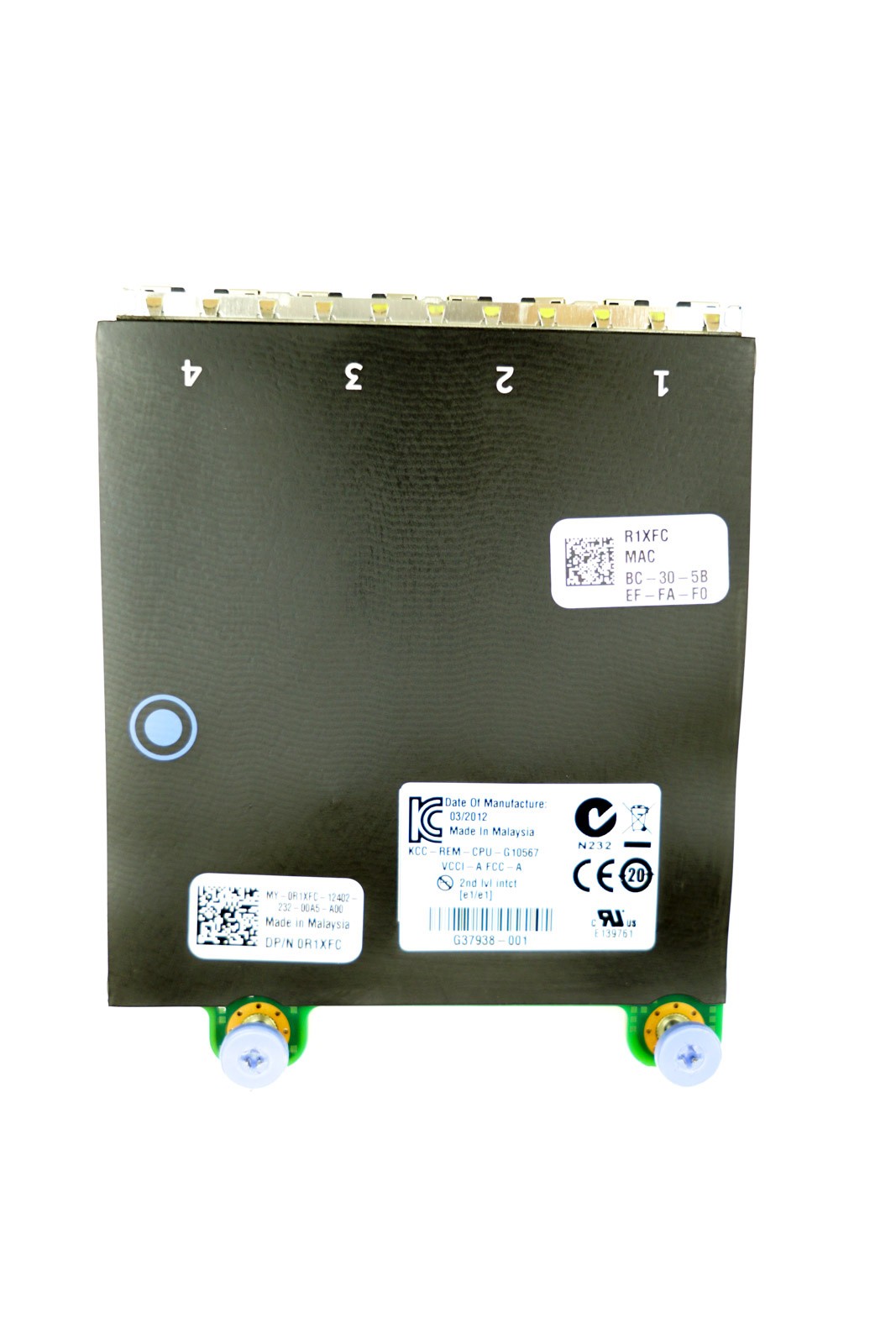 Dell (R1XFC) I350 Quad Port - 1GbE RJ45 rNDC (0R1XFC) Ethernet