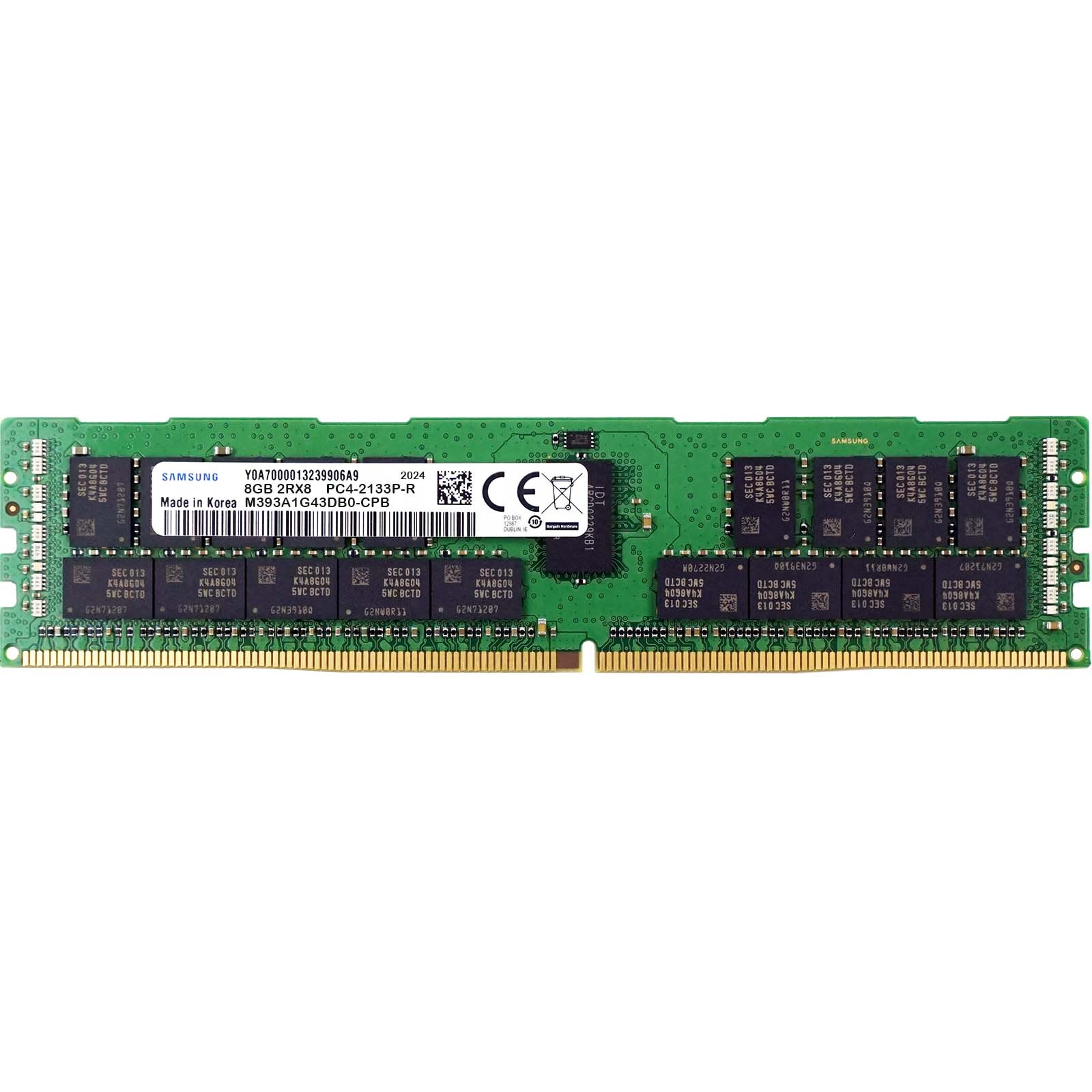 Samsung (M393A1G43DB0-CPB) - 8GB PC4-17000P-R (2RX8, DDR4-2133MHz) RAM