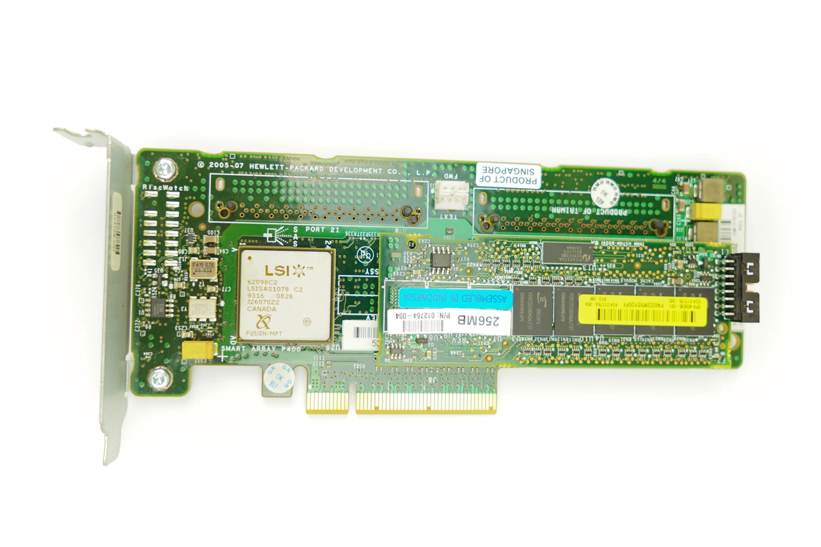 HP P400 G5 256MB - LP PCIe-x8 RAID Controller