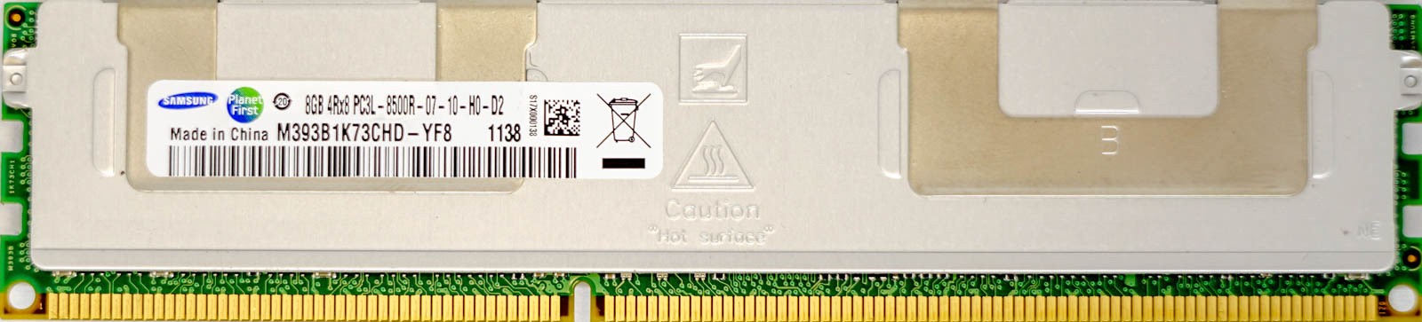 Samsung - 8GB PC3L-8500R (DDR3 Low-Power-1066Mhz, 4RX8)