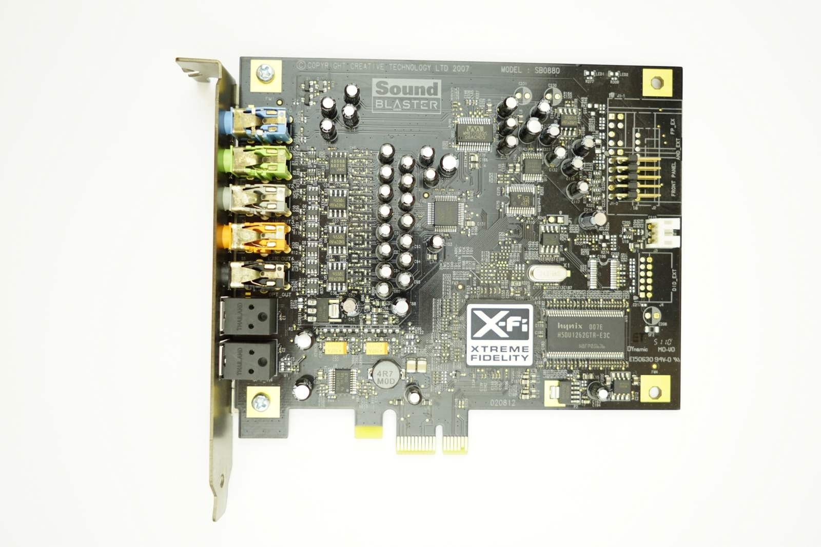 Dell Soundblaster SB0880 X-Fi Titanium - PCIe-x1 FH Sound Card