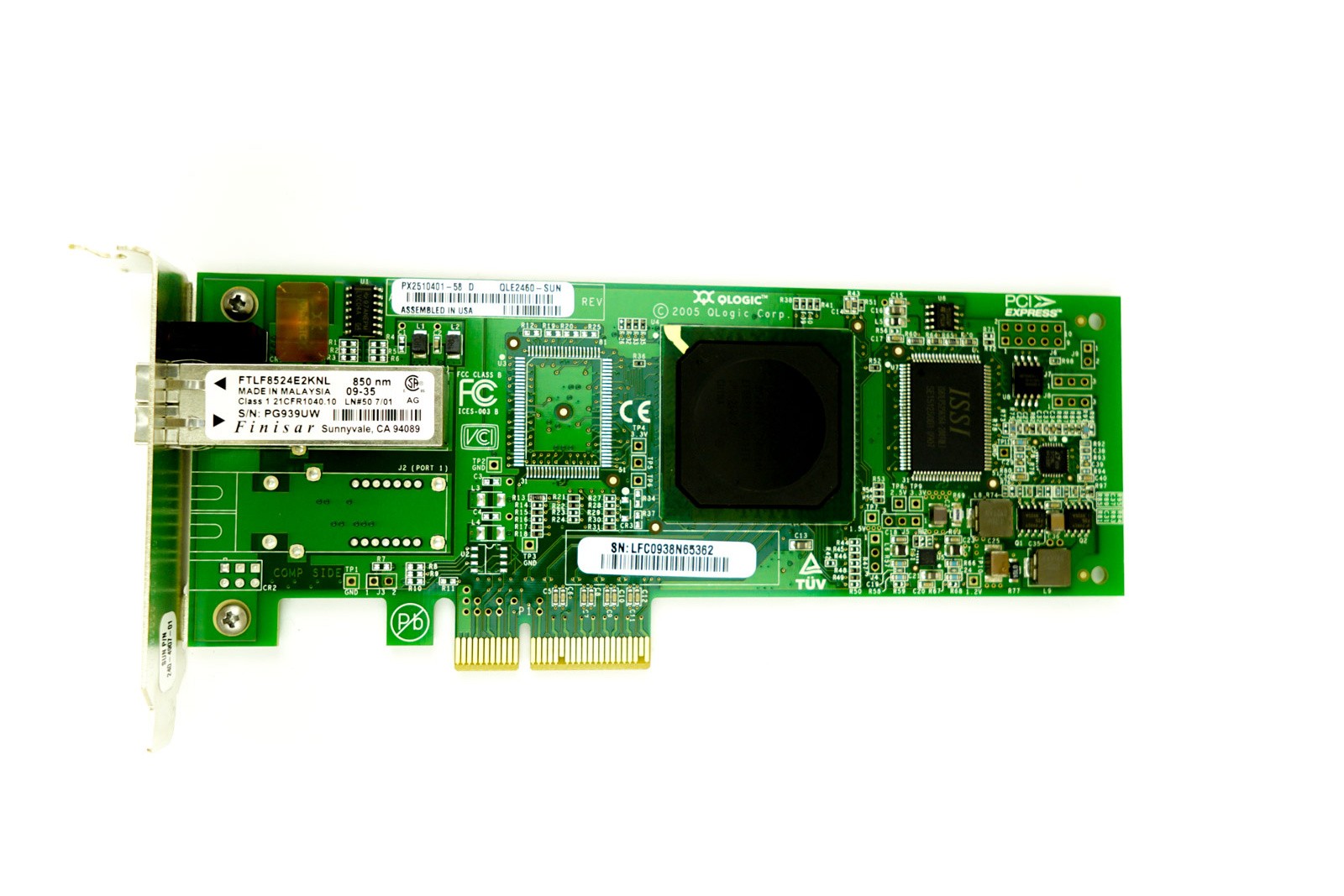SUN QLE2460 Single Port - 4Gbps Optical FC Low Profile PCIe-x4 HBA