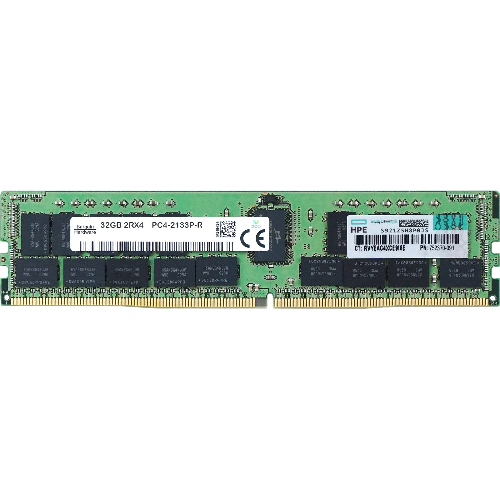 HP (752370-091) - 32GB PC4-17000P-R (2RX4, DDR4-2133MHz) RAM
