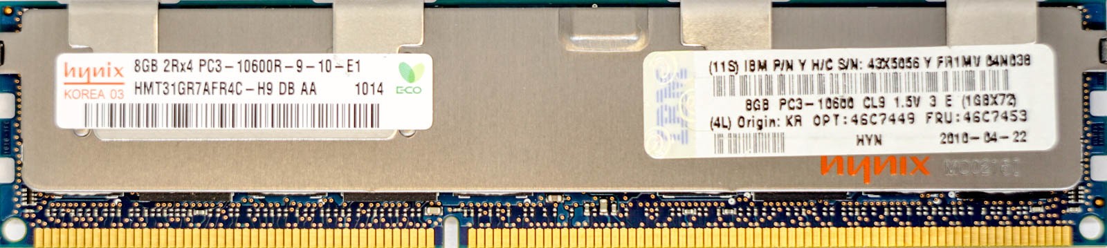 IBM (43X5056) - 8GB PC3-10600R (DDR3-1333Mhz, 2RX4)