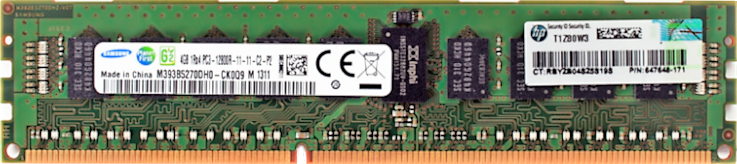 HP (647648-171) - 4GB PC3-12800R (DDR3-1600Mhz, 1RX4)