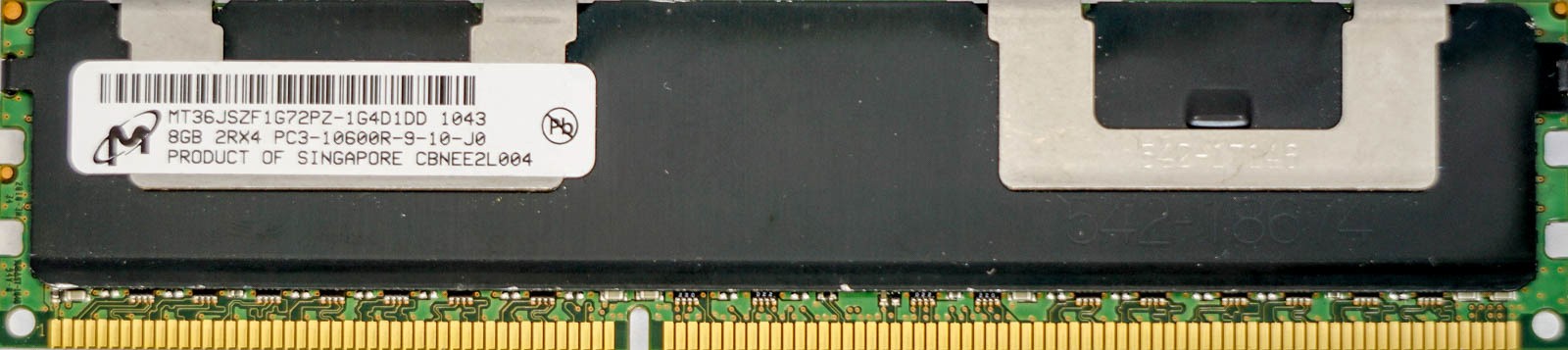 Micron - 8GB PC3-10600R (DDR3-1333Mhz, 2RX4)