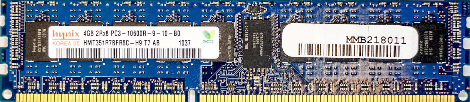Hynix - 4GB PC3-10600R (DDR3-1333Mhz, 2RX8)