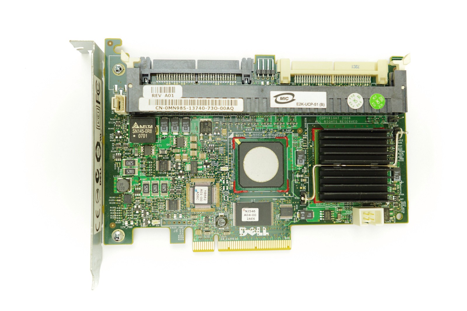 Dell PERC 5/i 9G - FH PCIe-x8 RAID Controller