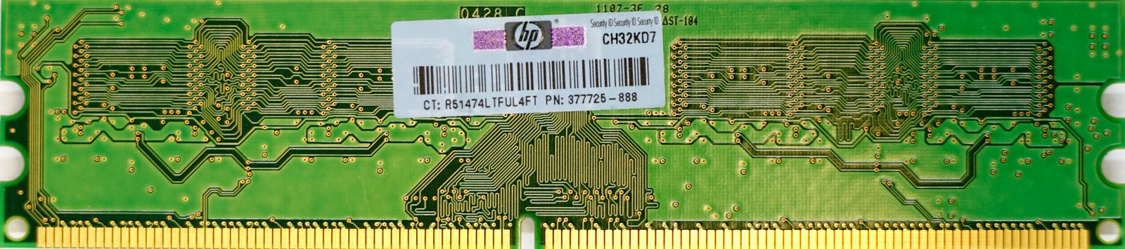 HP (377725-888) - 512MB PC2-5300U (DDR2-667Mhz, 1RX8)