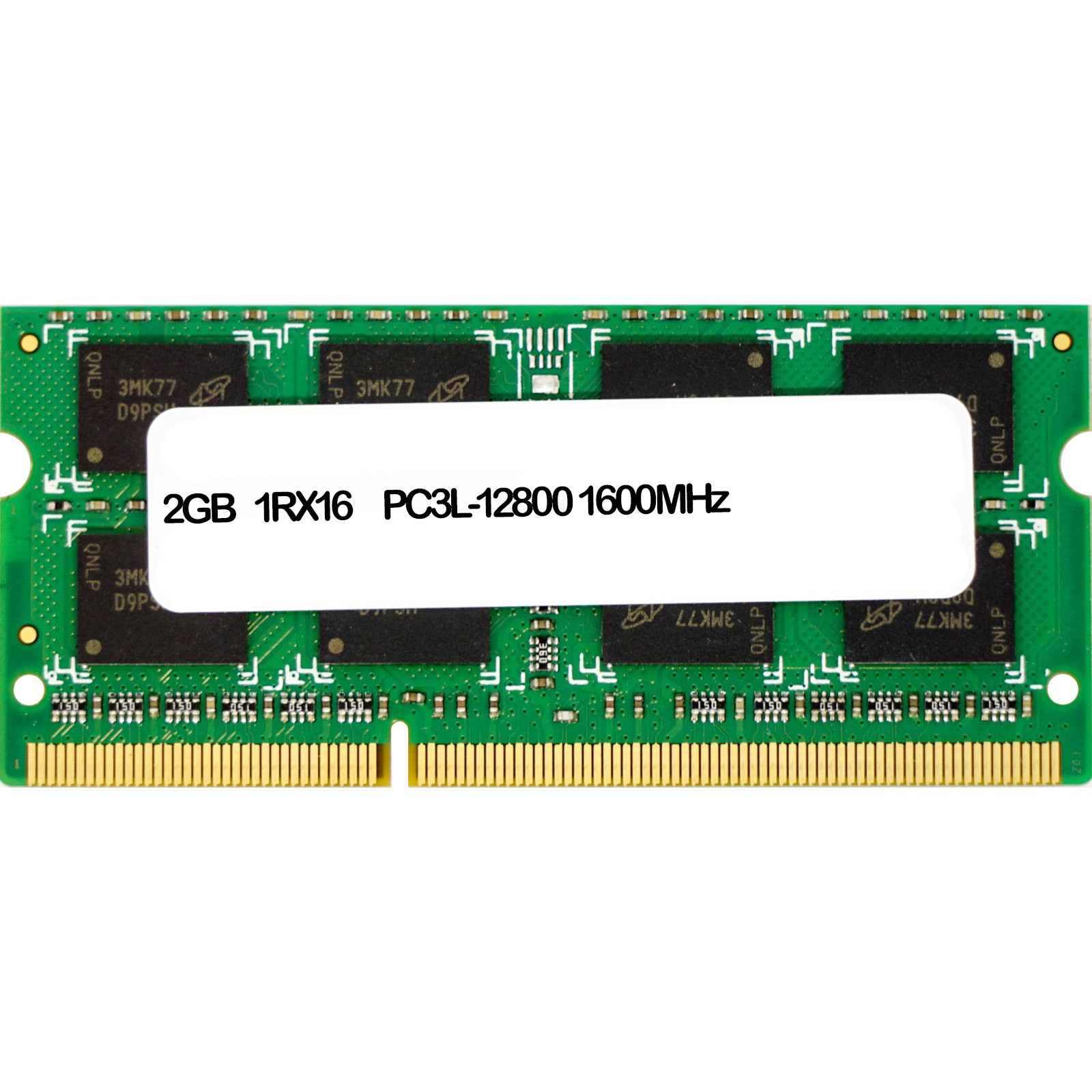 2GB PC3L-12800S (1RX16, DDR3 Low-Power-1600MHz)