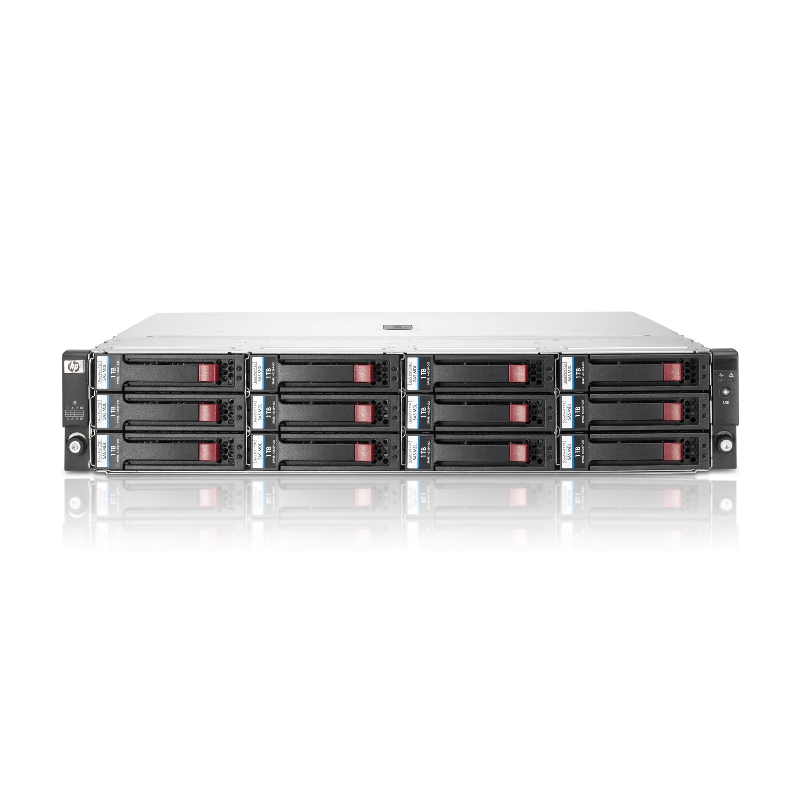 HP StorageWorks D2600 12 x 3.5" (LFF) - Front