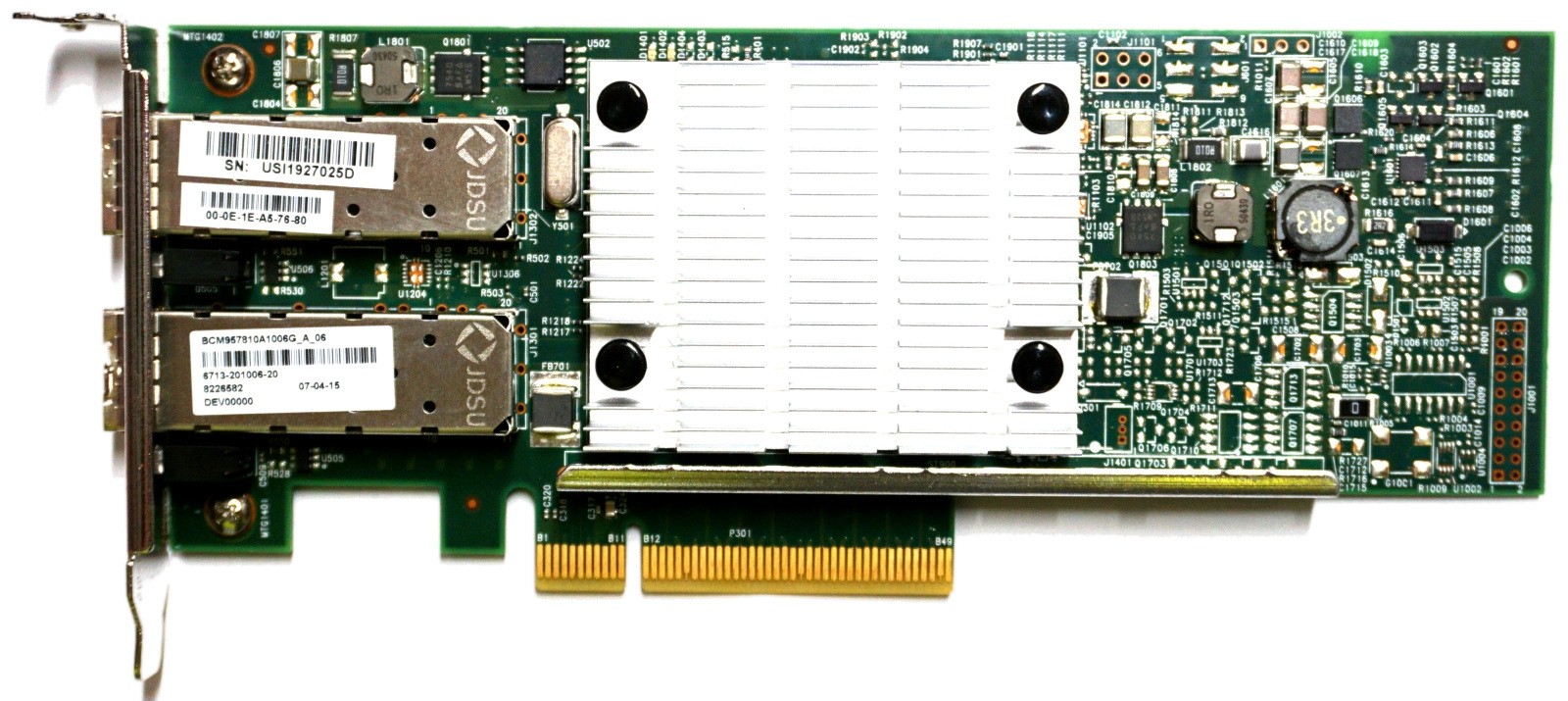 Broadcom BCM957810A Dual Port - 10GbE SFP+ PCIe-x8 Low Profile HBA