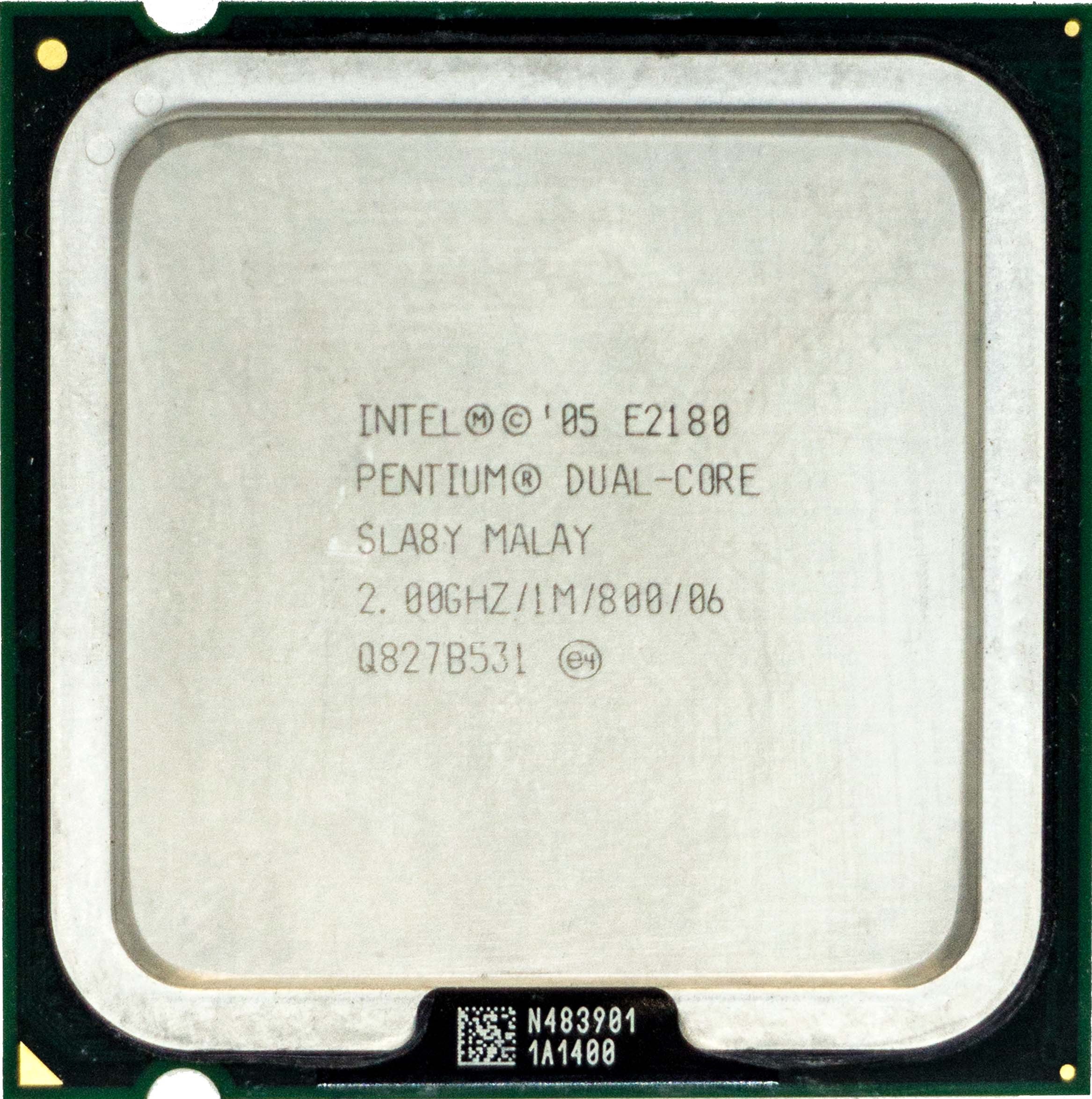 Intel Pentium Dual-Core E2180 2.00GHz 800MHz 1MB Socket 775 CPU 