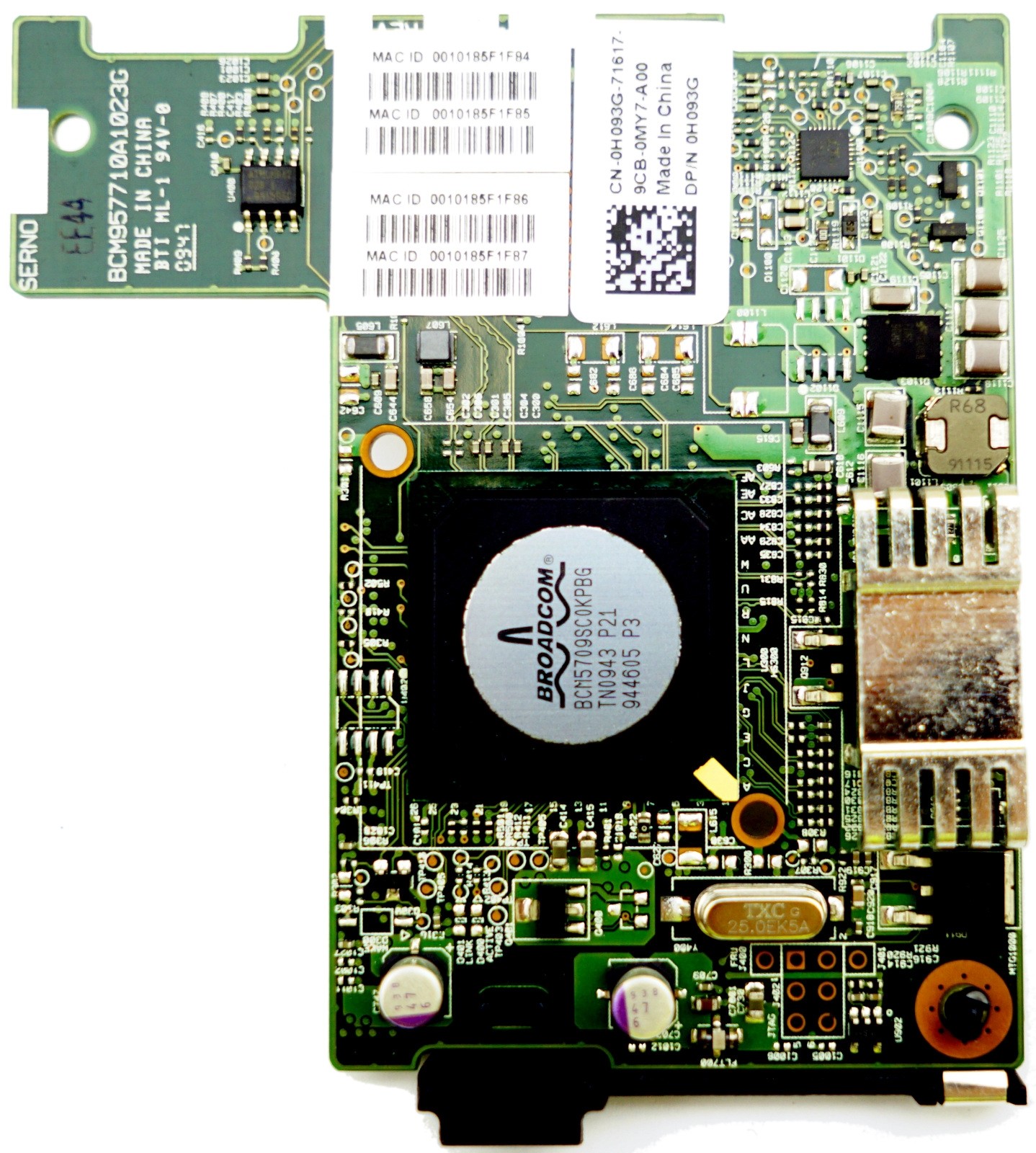 Dell Broadcom BCM5709 Dual Port - 1GbE M-Series Ethernet