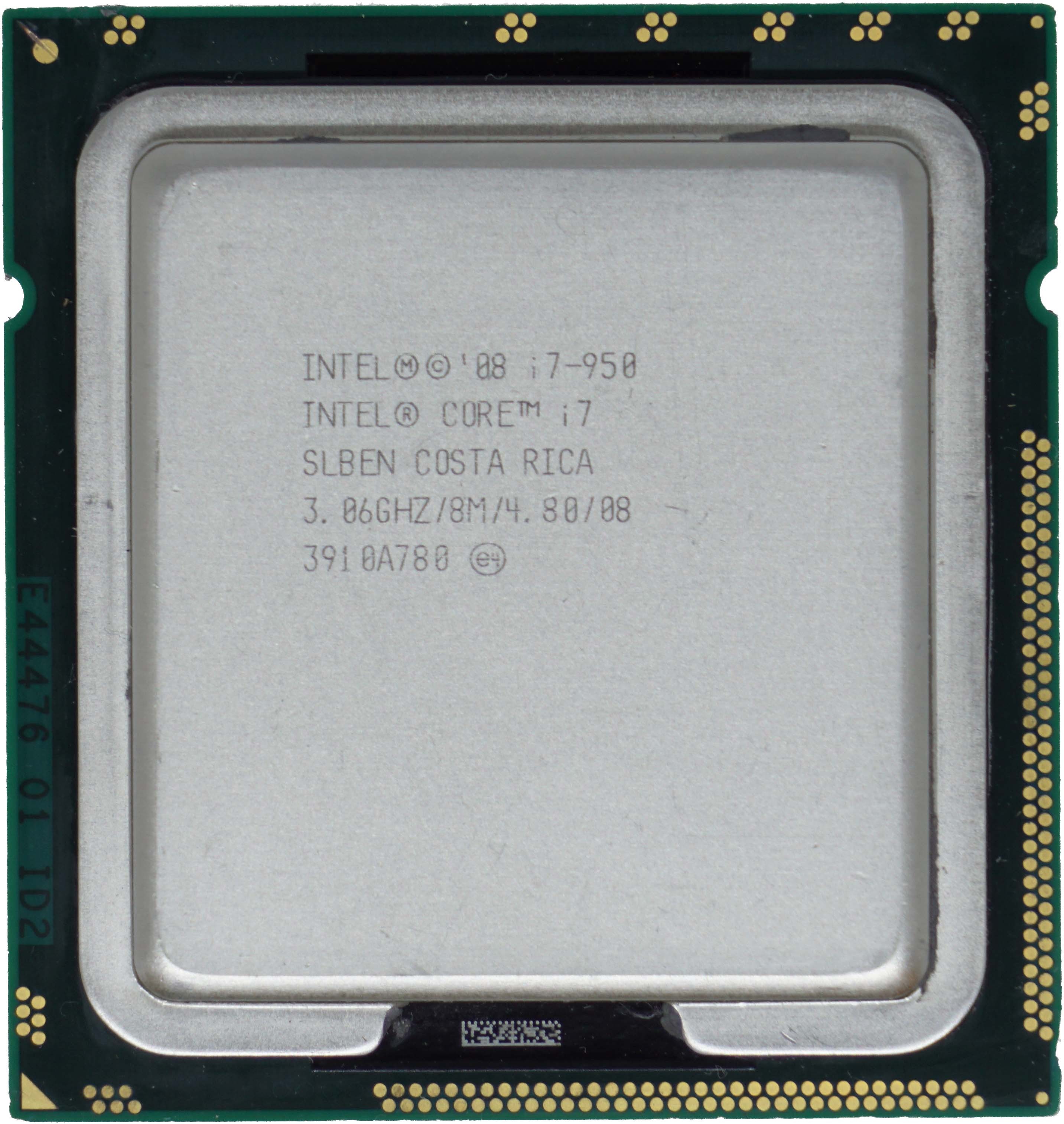passion Revolutionary constantly Intel Core i7-950 (SLBEN) 3.06Ghz Quad (4) Core LGA1366 130W CPU Processor
