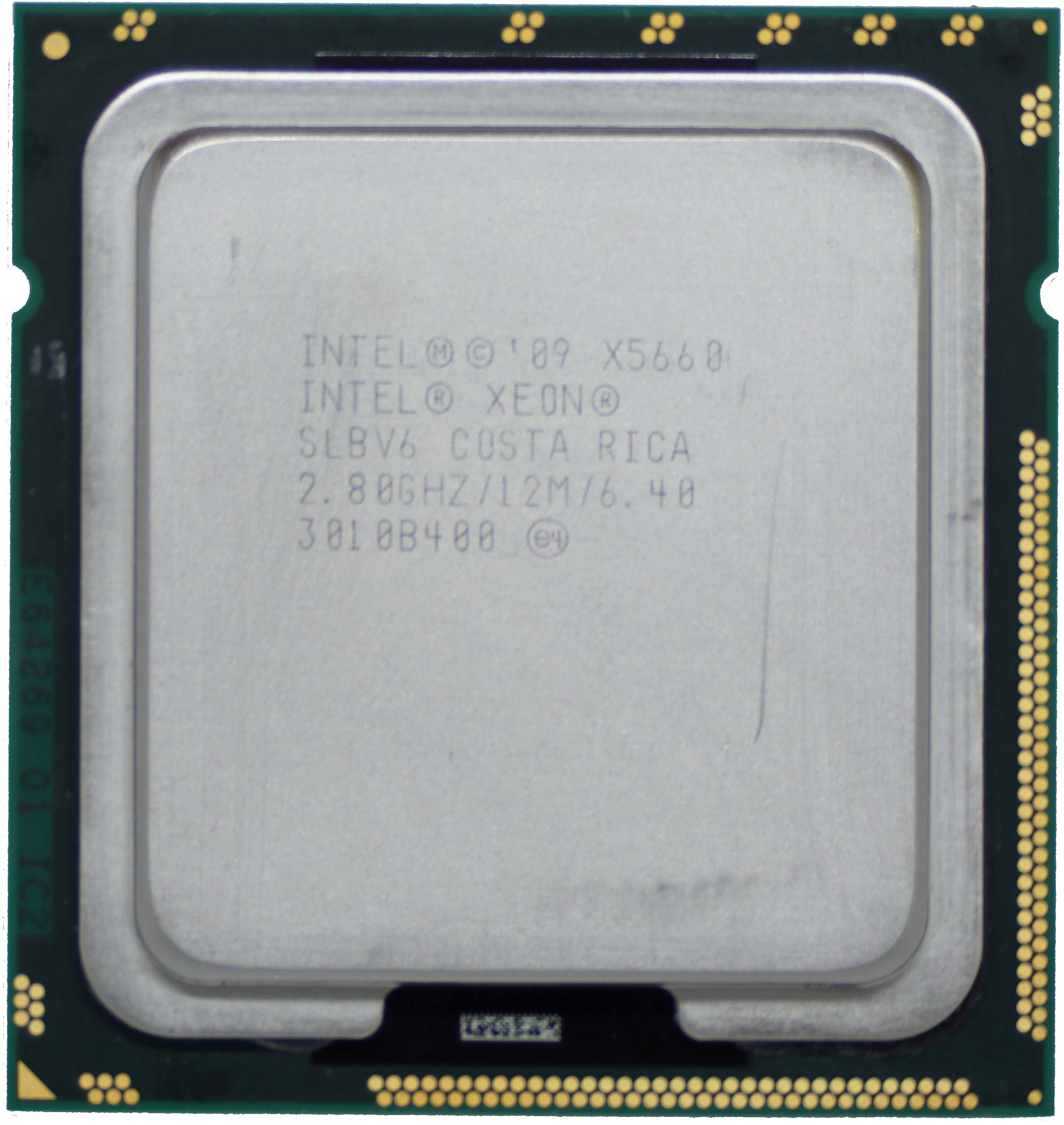 Intel Xeon X5660 (SLBV6) 2.80Ghz Hexa (6) Core LGA1366 95W CPU