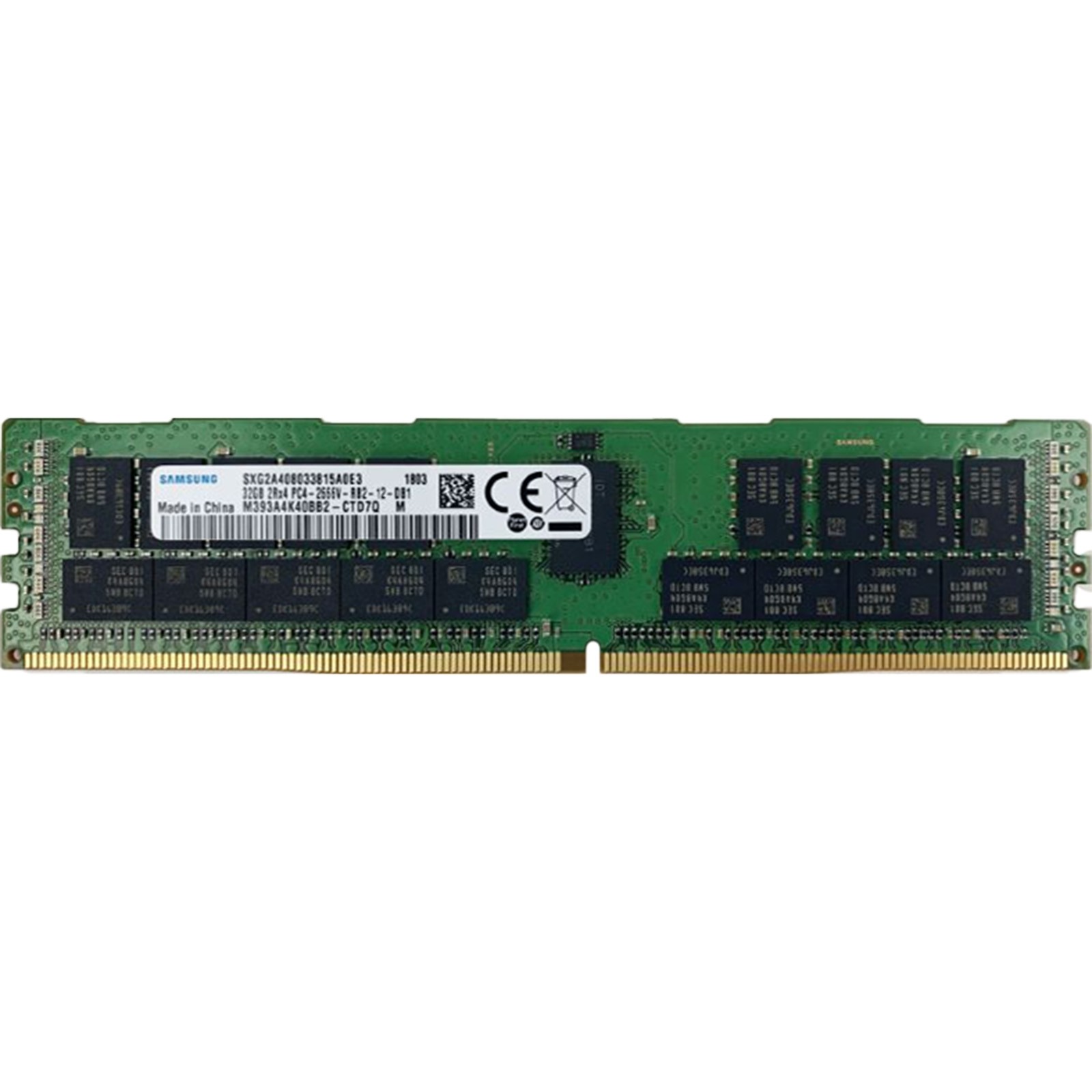 Samsung (M393A4K40BB2-CTD) - 32GB PC4-21300V-R (2RX4, DDR4-2666MHz) RAM
