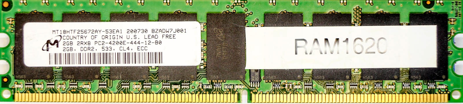Micron - 2GB PC2-4200E (DDR2-533Mhz, 2RX8)