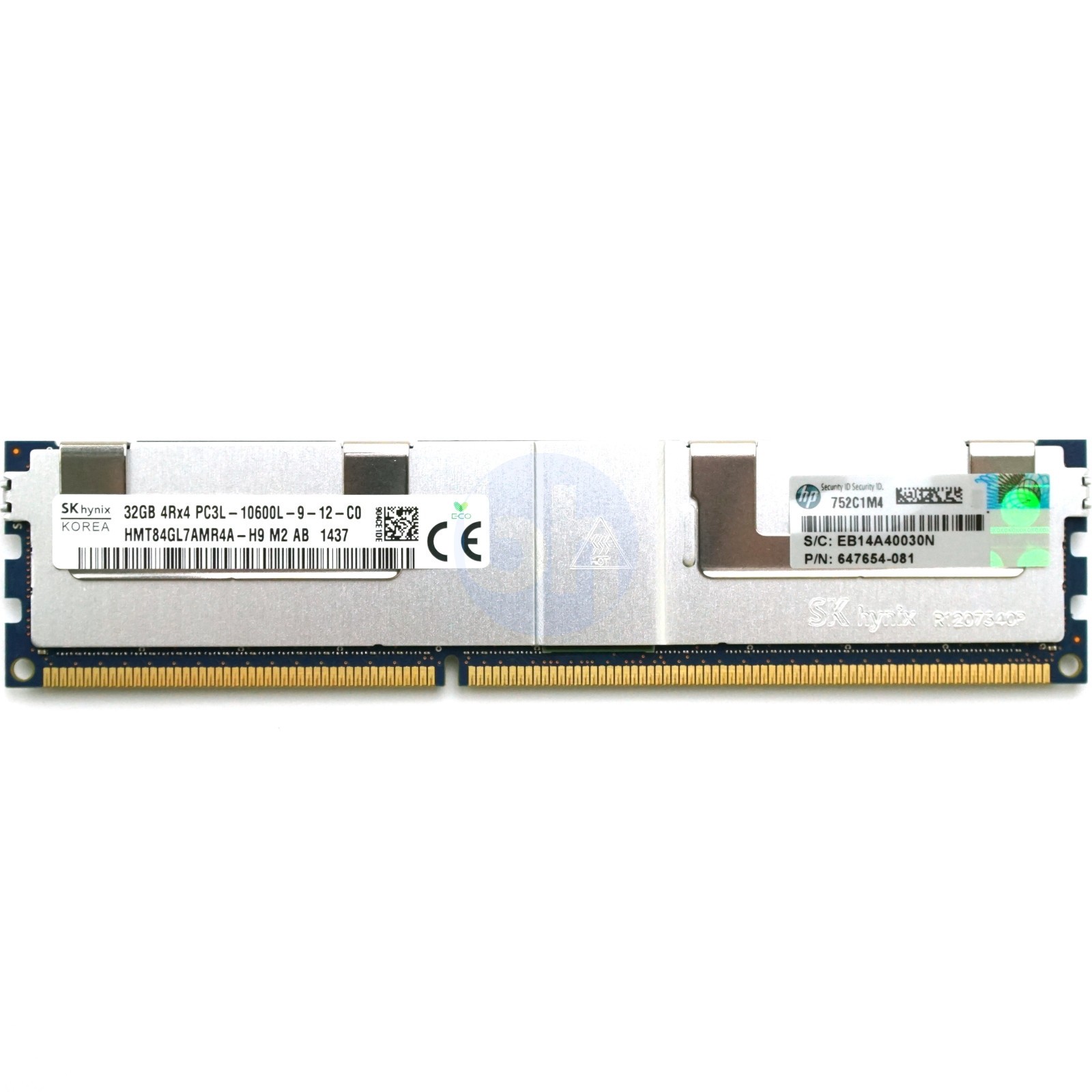 HP (647654-081) - 32GB PC3L-10600L (4RX4, DDR3-1333MHz)