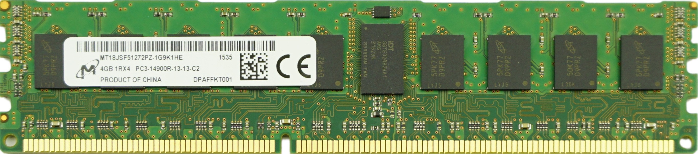 Micron - 4GB PC3-14900R (DDR3-1866Mhz, 1RX4)