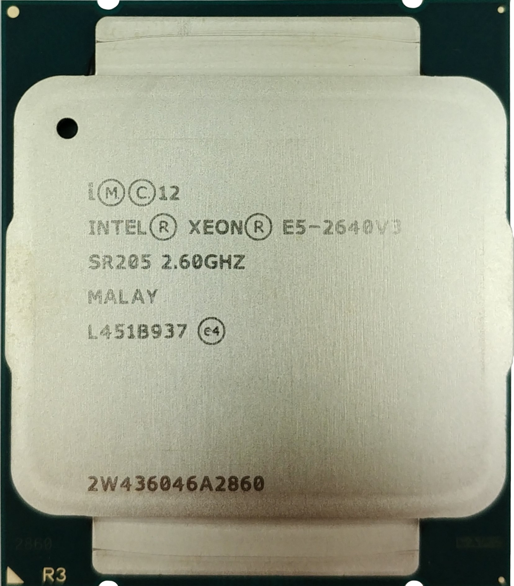 Intel Xeon E5-2640 V3 (SR205) 2.60GHz 8-Core FCLGA2011-3 90W 20MB CPU CPU0000467
