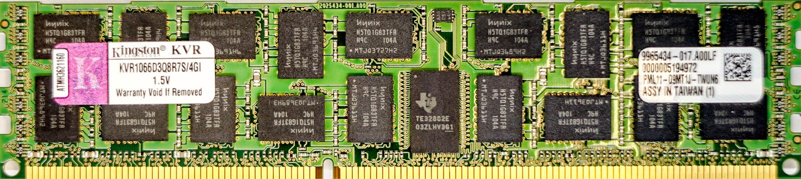 Kingston - 4GB PC3-8500R (DDR3-1066Mhz, 4RX8)