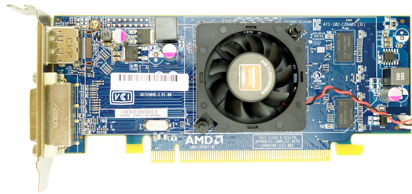 AMD Radeon HD7450 1GB GDDR3 PCIe x16 LP