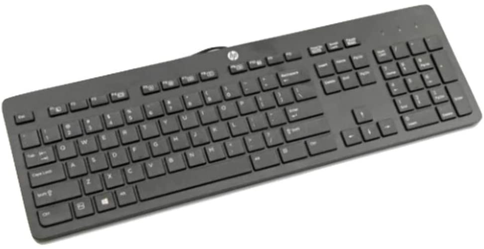HP Business Slimline - UK Keyboard (Black, USB) New