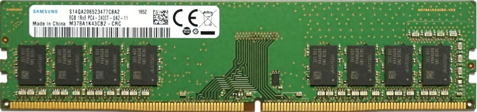 Unbranded - 8GB PC4-19200T-U (DDR4-2400Mhz, 1RX8)