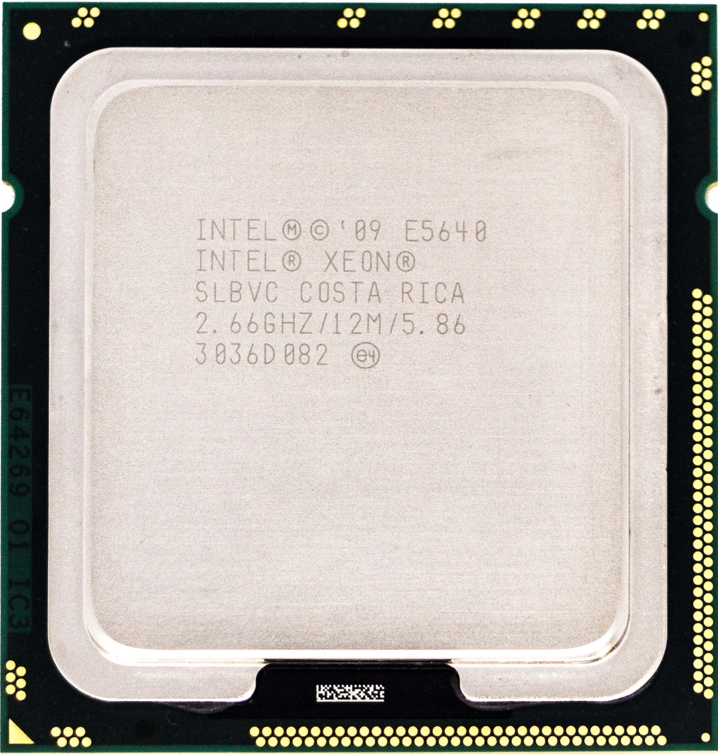Intel Xeon E5640 (SLBVC) 2.66Ghz Quad (4) Core LGA1366 80W CPU