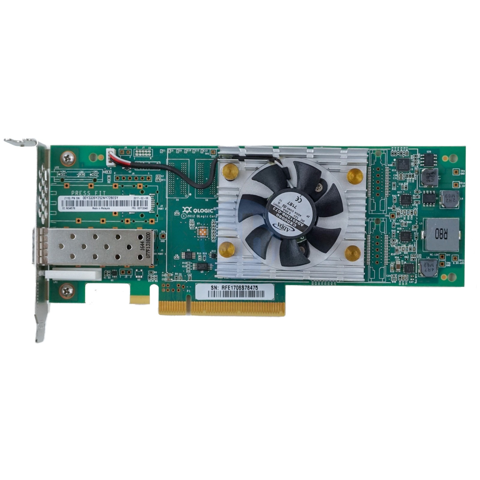 Qlogic QLE2660 Single Port - 16Gbps SFP+ LP PCIe-x8 HBA