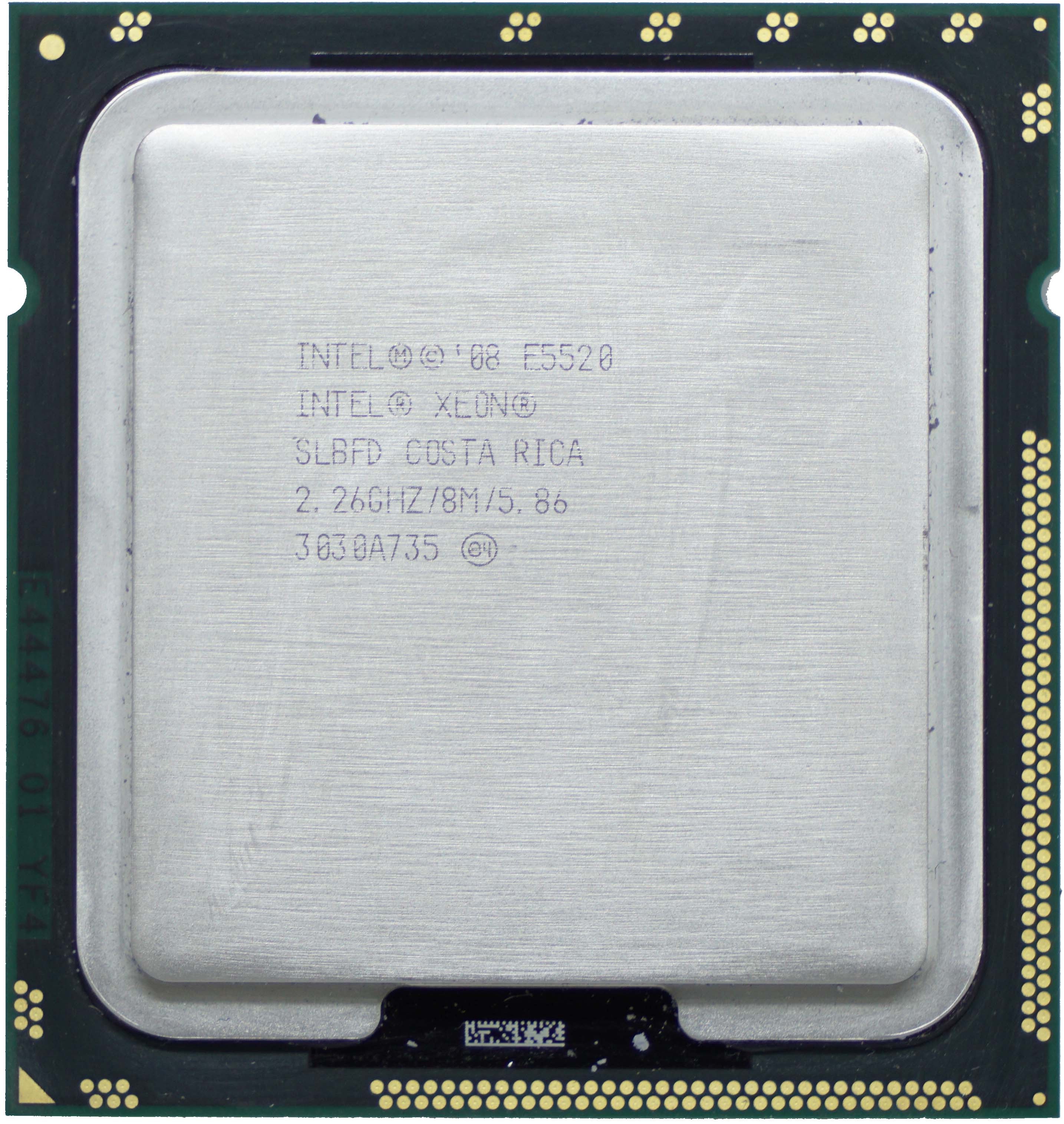 Intel Xeon E5520 (SLBFD) 2.26Ghz Quad (4) Core LGA1366 80W CPU