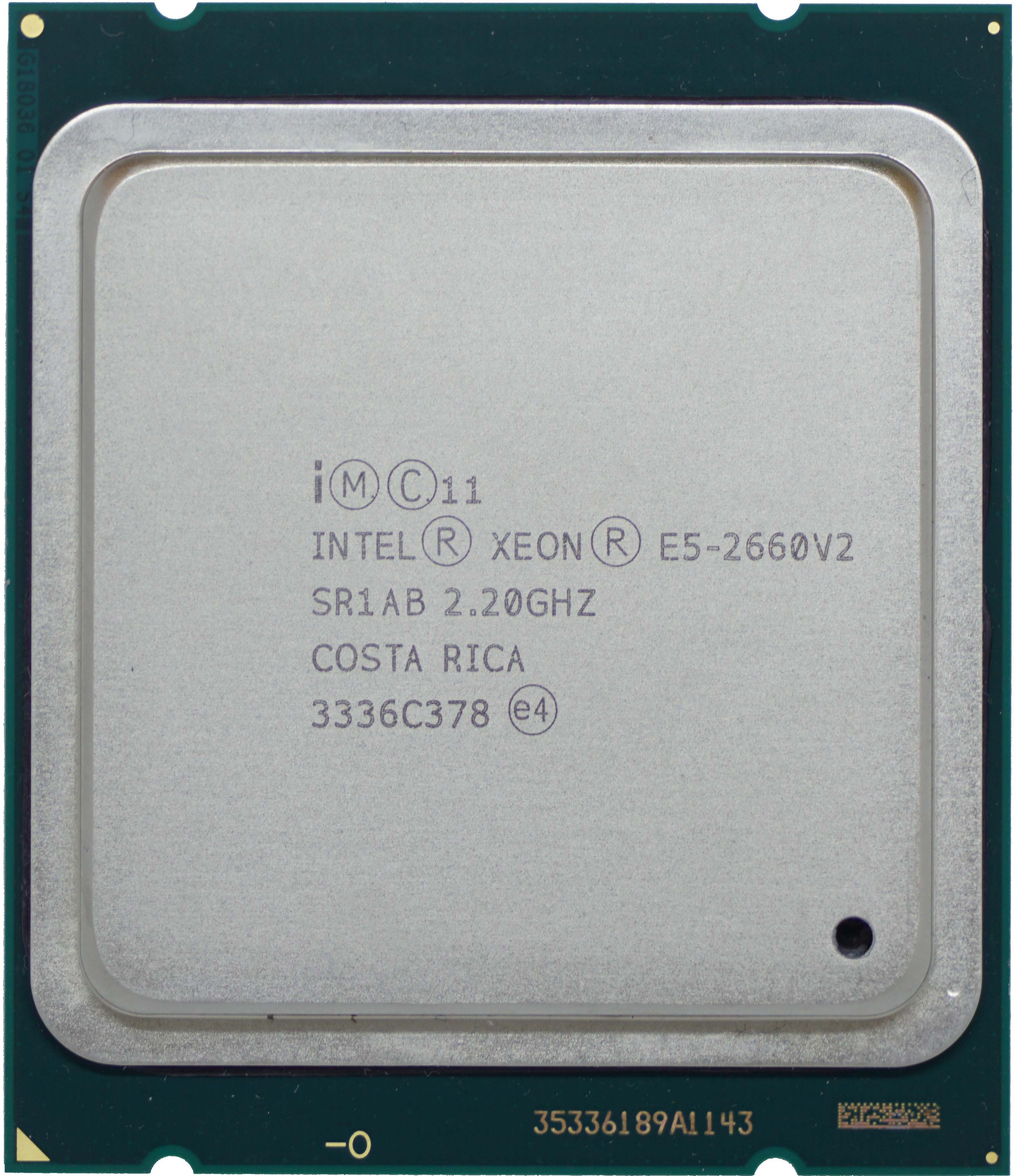 Intel Xeon E5-2660 V2 (SR1AB) 2.20GHz 10-Core LGA2011 95W 25MB CPU CPU0000372