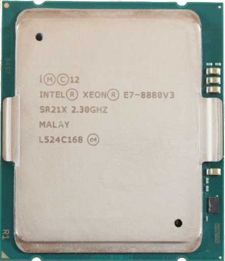 Intel Xeon E7-8880 V3 (SR21X) 2.30Ghz 18-Core LGA2011-1  45MB 140W CPU