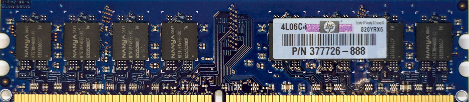 HP (377726-888) - 1GB PC2-5300U (DDR2-667Mhz, 2RX8)