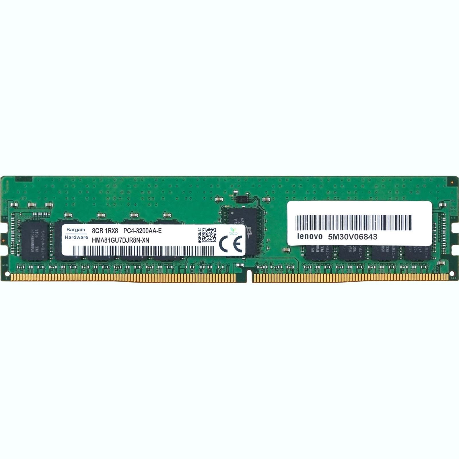 Lenovo (5M30V06843) - 8GB PC4-25600AA-E (1RX8, DDR4-3200MHz) RAM