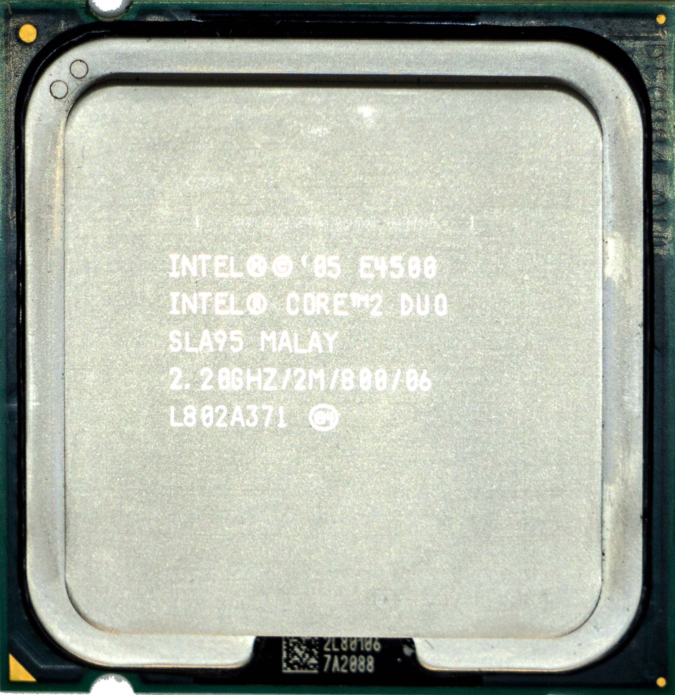 Intel Core2 E4500 (SLA95) 2.20Ghz Dual (2) Core LGA775 65W CPU