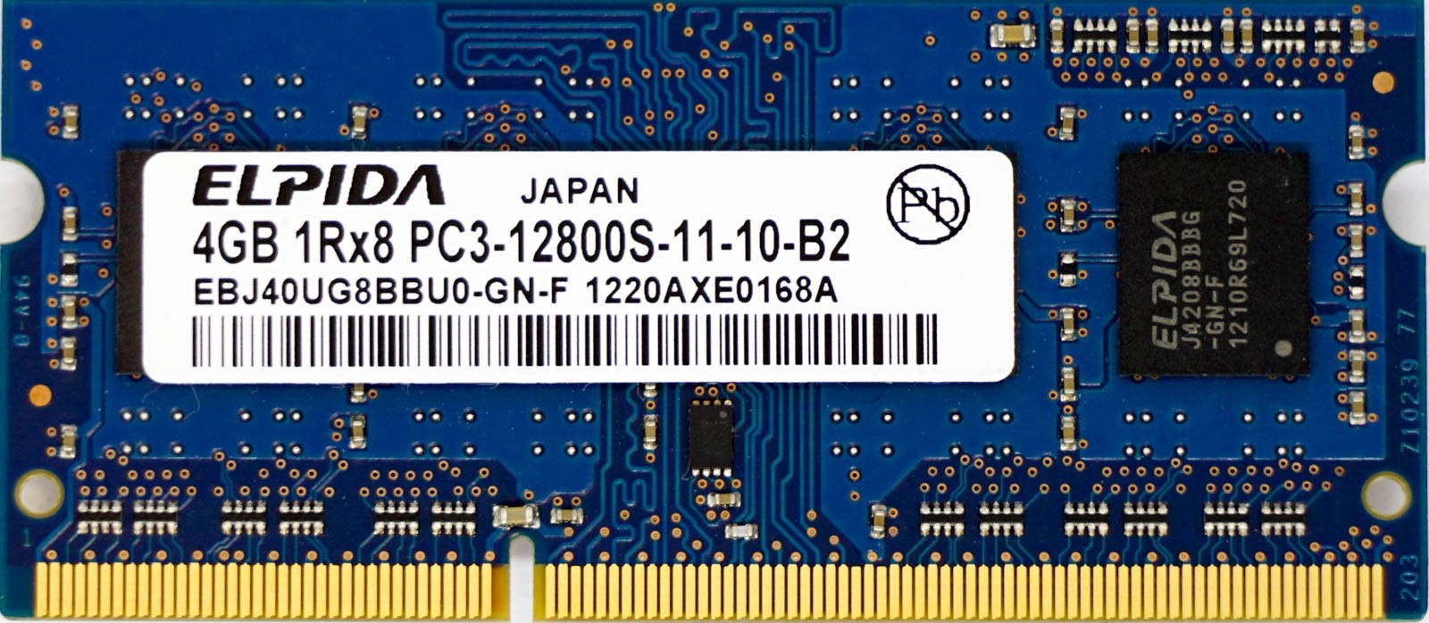 4GB PC3-12800S (1RX8, DDR3-1600MHz)