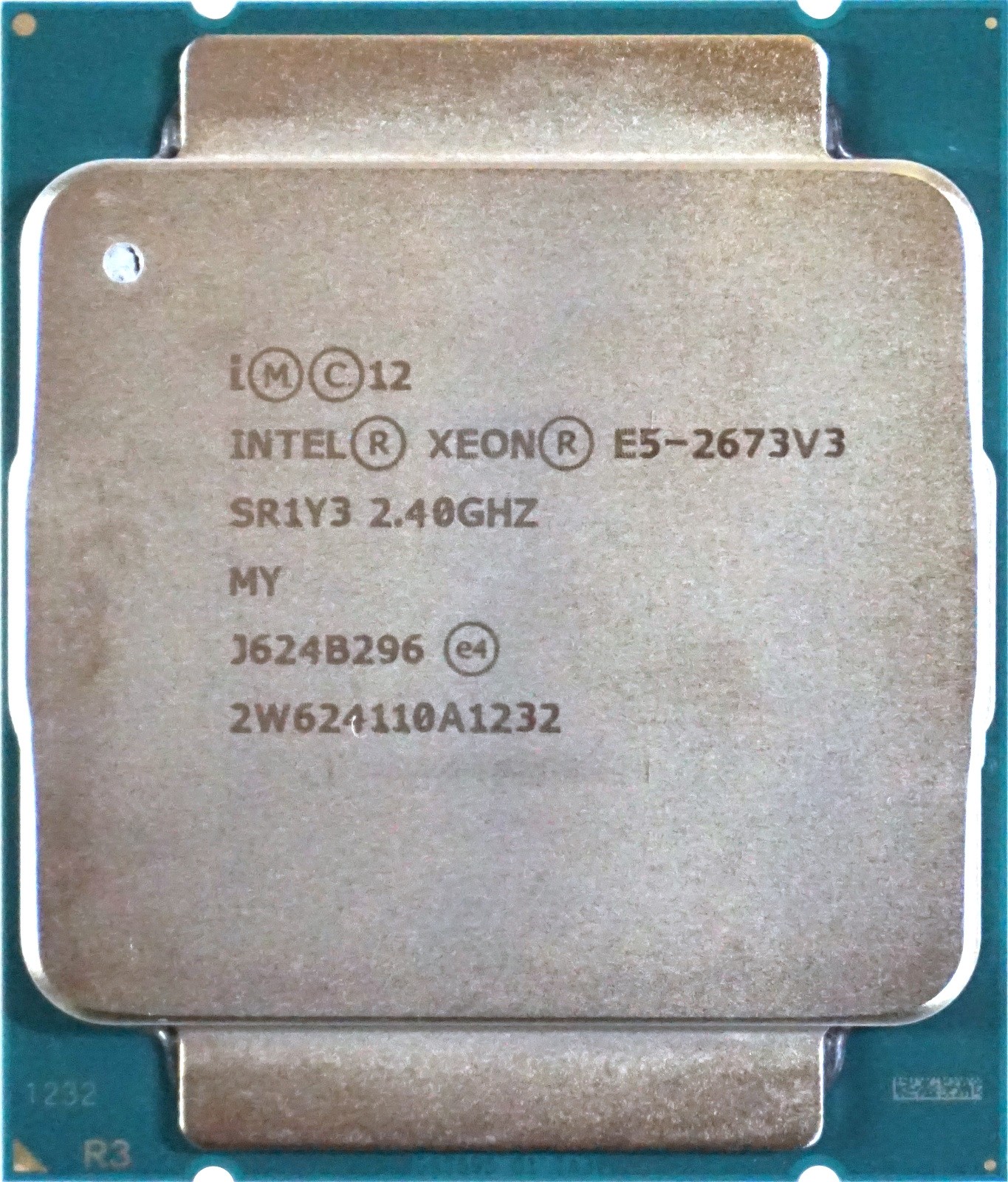 Seminarie Oppervlakte Wijden Intel Xeon E5-2673 V3 (SR1Y3) 2.40Ghz Twelve (12) Core LGA2011-3 30MB 105W  CPU