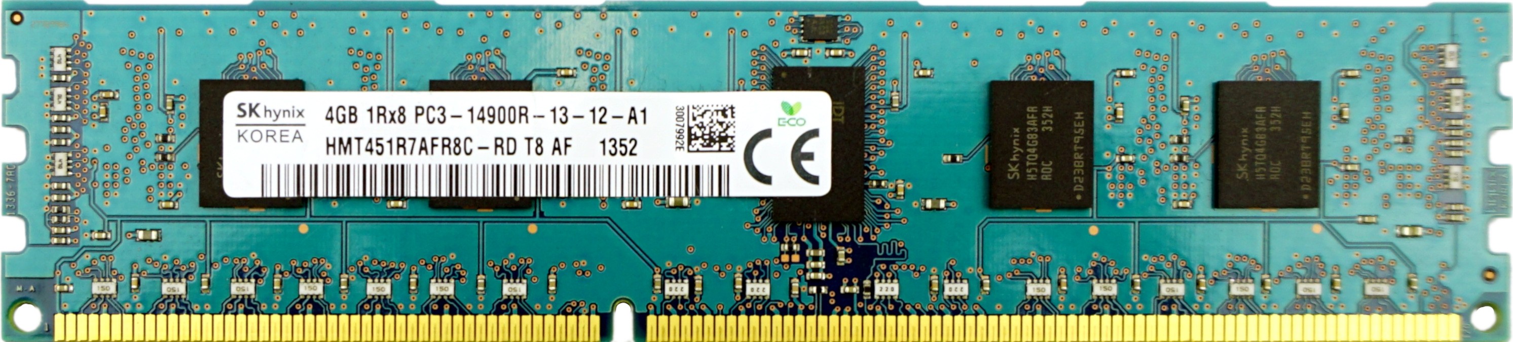 Hynix - 4GB PC3-14900R (DDR3-1866Mhz, 1RX8)